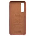 Qialino Premium Huawei P30 Leather Case - Brown