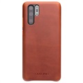 Qialino Premium Huawei P30 Pro Leather Case - Brown