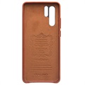 Qialino Premium Huawei P30 Pro Leather Case - Brown