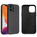 Qialino Premium iPhone 12/12 Pro Leather Case - Black