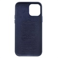 Qialino Premium iPhone 12 Mini Leather Case - Blue