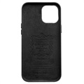 Qialino Premium iPhone 12 Mini Leather Case - Black