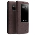 Qialino Smart View Huawei Mate 20 Pro Leather Case - Coffee