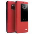 Qialino Smart View Huawei Mate 20 Pro Leather Case - Red