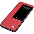 Qialino Smart View Huawei Mate 20 Pro Leather Case - Red