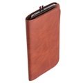 Qialino Universal Multifunctional Wallet Leather Case - 6.5" - Brown