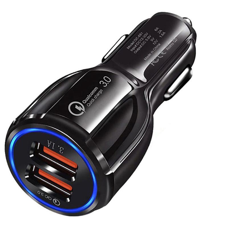 Chargeur voiture 18W avec port USB Qualcomm QC3.0