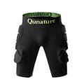 Qunature Ski Advanced Unisex 3D Hip Protector Pants with EVA Crash Pads - L
