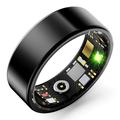 R11M Stylish Smart Ring - Size: 10/19.8mm - Black