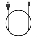 RAVPower RP-CB019B Kevlar Braided MFi Lightning Cable - 0.9m - Black