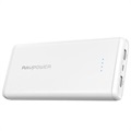 RAVPower RP-PB006 Xtreme 20000mAh Power Bank - White