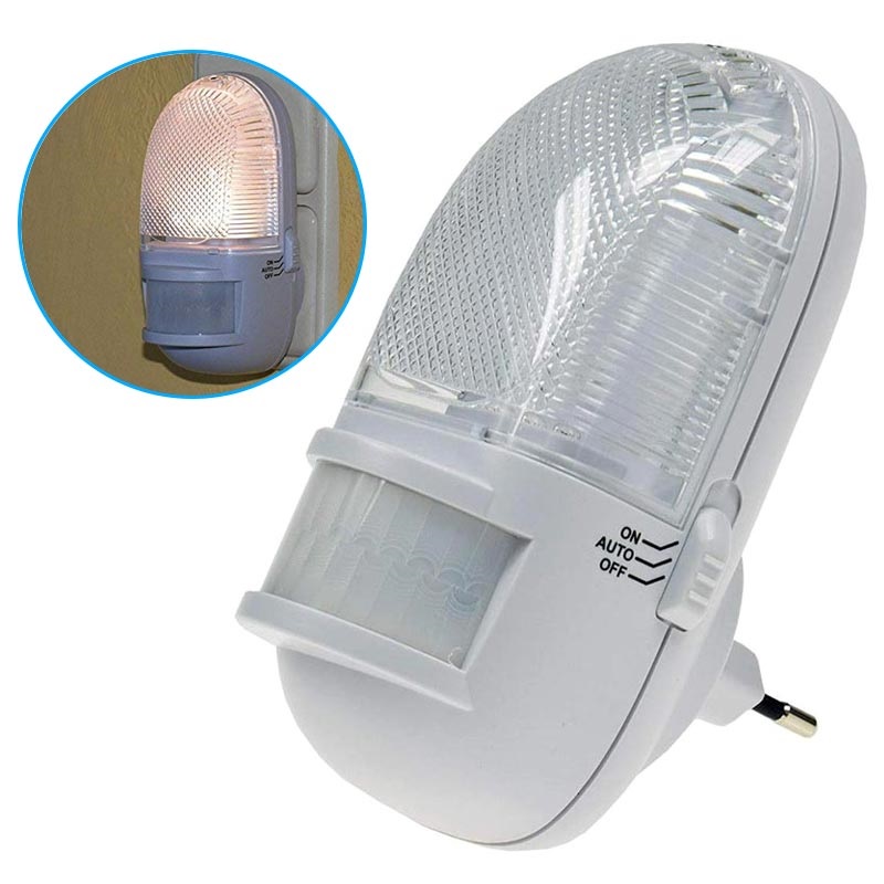 REV Night Light with Motion Detector EU Plug 1W