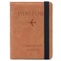 RFID-Blocking Travel Wallet / Passport Holder - Orange