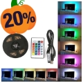 RGB Decorating LED Strip Light with 16 Colors - 5m