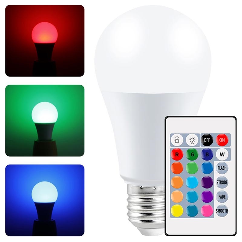 6000k DEL RGBW e27 9 W F&f merciales Poire Lampe Avec Bluetooth impôts 230 V 3000k