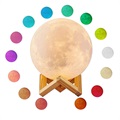 RGB LED Moon Lamp / Night Light YK2302 - 15cm, 1000mAh