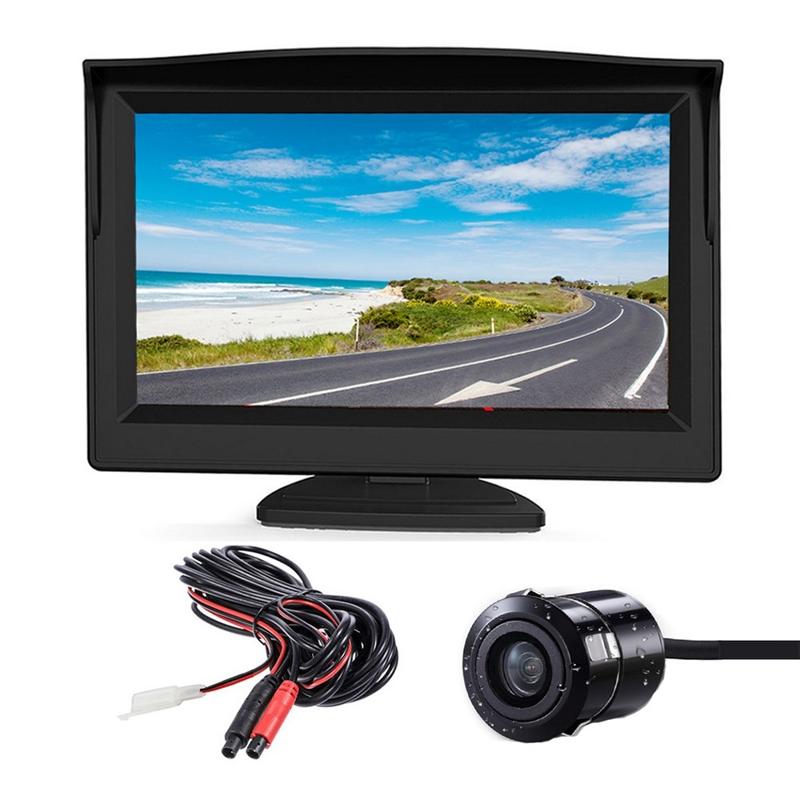 Rear Car Camera with LCD Display RH501 Black