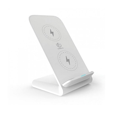Rebeltec W210 High Speed Qi Wireless Charger Stand 15W - White