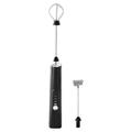 Rechargeable Handheld Milk Frother with 3 Speeds - Black