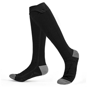 Rechargeable Heated Socks for Winter - 5000mAh - Black