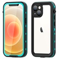Redpepper Dot+ iPhone 13 Mini Waterproof Case - IP68 - Blue / Black