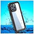 Redpepper Dot+ iPhone 13 Pro Waterproof Case - IP68 - Dark Grey / Black