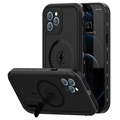 Redpepper iPhone 12 Pro Max Magnetic Waterproof Case - IP68 - Black