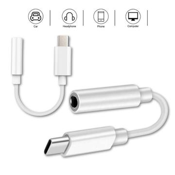 Reekin High Quality USB-C / 3.5mm Adapter - White