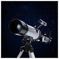 Refracting Telescope with Tripod for Beginners - 90x, 50mm, 390mm