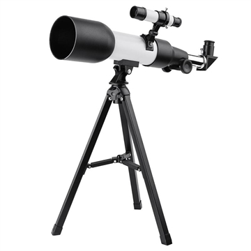 Refracting Telescope with Tripod for Beginners (Open-Box Satisfactory) - 90x, 60mm, 360mm