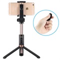 Remax P9 2-in-1 Selfie Stick / Tripod Stand with Remote Control - Black
