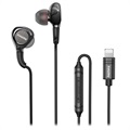 Remax RM-655is Lightning Earphones with Microphone - Black