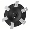 Replacement Cutting Disc with 6 Blades for Mammotion YUKA 1500/2000/3000 Robotic Lawn Mower