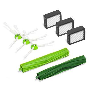 Replacement Parts Kit for iRobot Roomba i3/i4/i6/i7/E5/E6/E7 - Main Brush, Side Brushes & Filters - 8 Pcs.