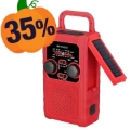 Retekess TR201 Portable Hand Crank Radio - Red