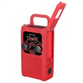 Retekess TR201 Portable Hand Crank Radio - Red