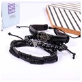 Retro Braided Rope Chain Bracelet for Men - Black