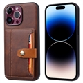 iPhone 15 Pro Retro Style Case with Wallet