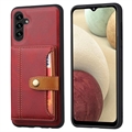 Samsung Galaxy A04s/A13 5G Retro Style Case with Wallet - Red