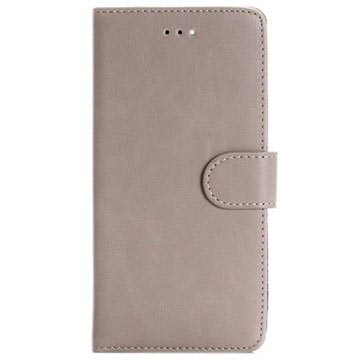 iPhone 7 Plus Retro Wallet Case - Beige