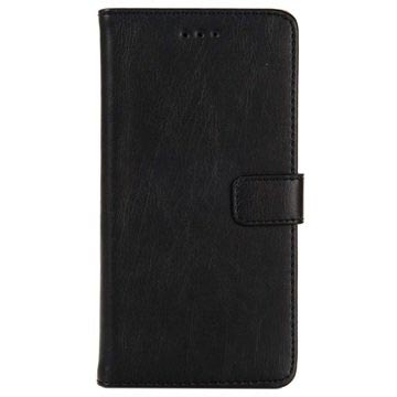 Huawei P9 Lite Retro Wallet Case - Black