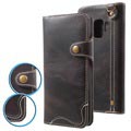 Samsung Galaxy S9 Retro Wallet Leather Case