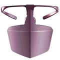 Reusable Plastic Protective Face Mask - Purple