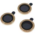 Rhinestone iPhone 14 Pro/14 Pro Max Camera Lens Protector - Gold