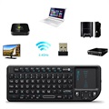 Rii X1 Mini Wireless Keyboard with Touchpad - Black