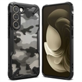 Ringke Fusion X Design Samsung Galaxy S23+ 5G Hybrid Case - Camouflage / Black