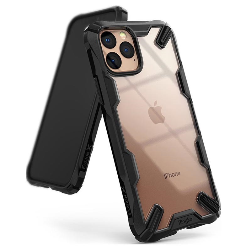 Iphone 11 Pro Max Gold With Black Case - Ajor Png