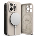 iPhone 15 Pro Ringke Liquid Silicone MagSafe Case - Stone