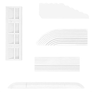 Robot Vacuum Cleaner Door Step Ramp for Roborock, Roomba, Xiaomi, Ecovacs - White