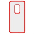 Rock Crystal Clear Huawei Mate 20 Hybrid Case - Red / Transparent
